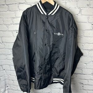 Game Sportswear Jacket Brown Sheen Size 3X  Long Sleeve Blank Coat Usa Made